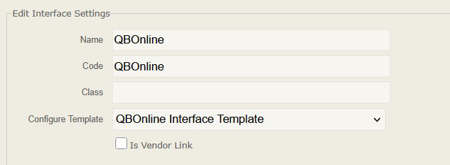 QBO online interface template