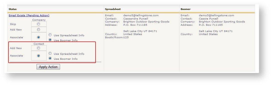 Email Exists