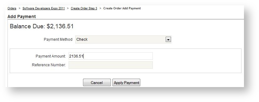 Create an Order for an Exhibitor – Boomer Commerce