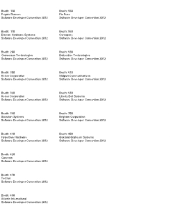 Exhibitor Labels 3 Across Address Label Format